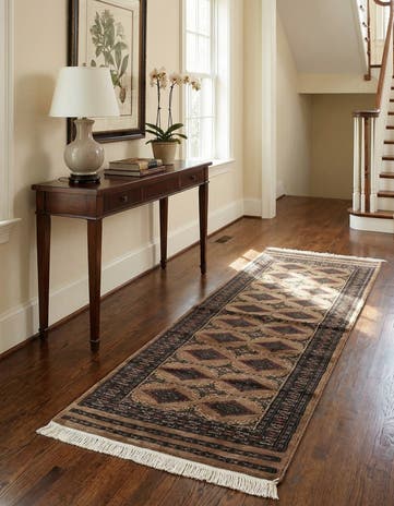 2' x 6' 1 Hand Knotted Bokhara Oriental Runner Rug
