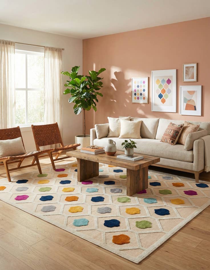 Detail image of  9' x 12'  Washable Aruba Indoor / Outdoor Rug