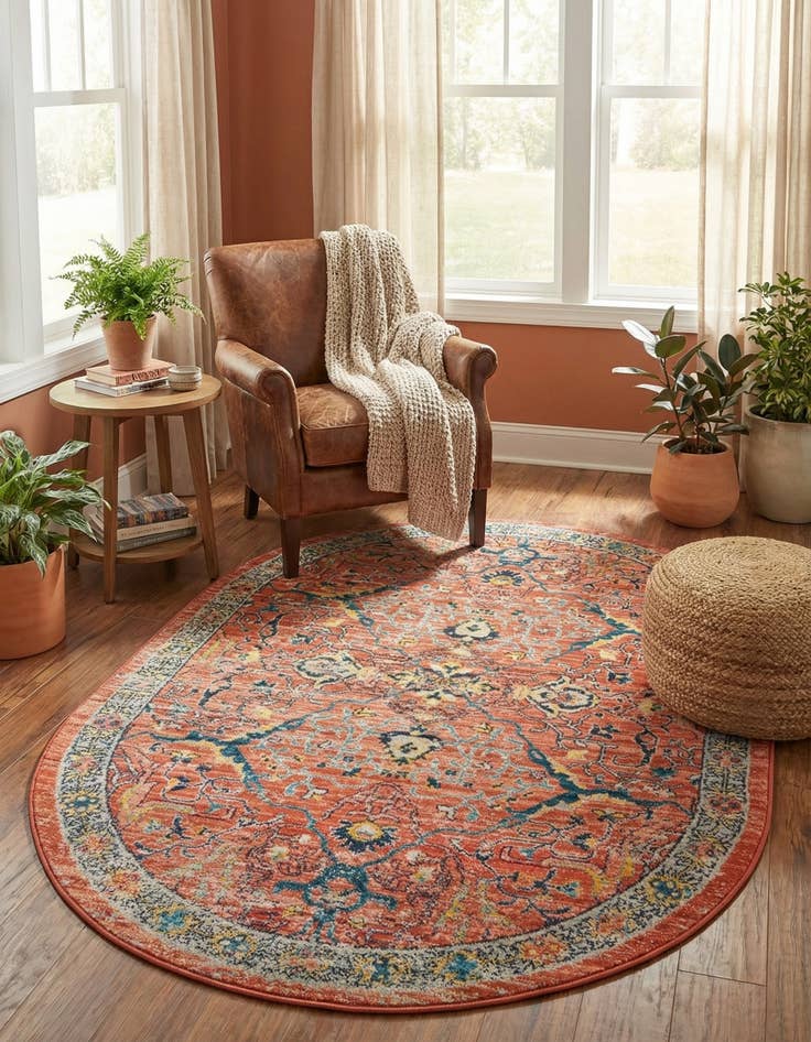 Detail image of 4' x 6' Lola Oval Rug