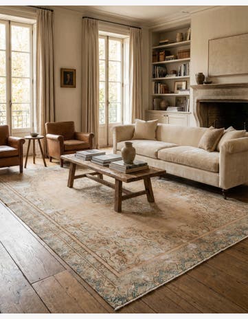 7' 4 x 11' 2 Hand Knotted Ultra Vintage Persian Wool Rug