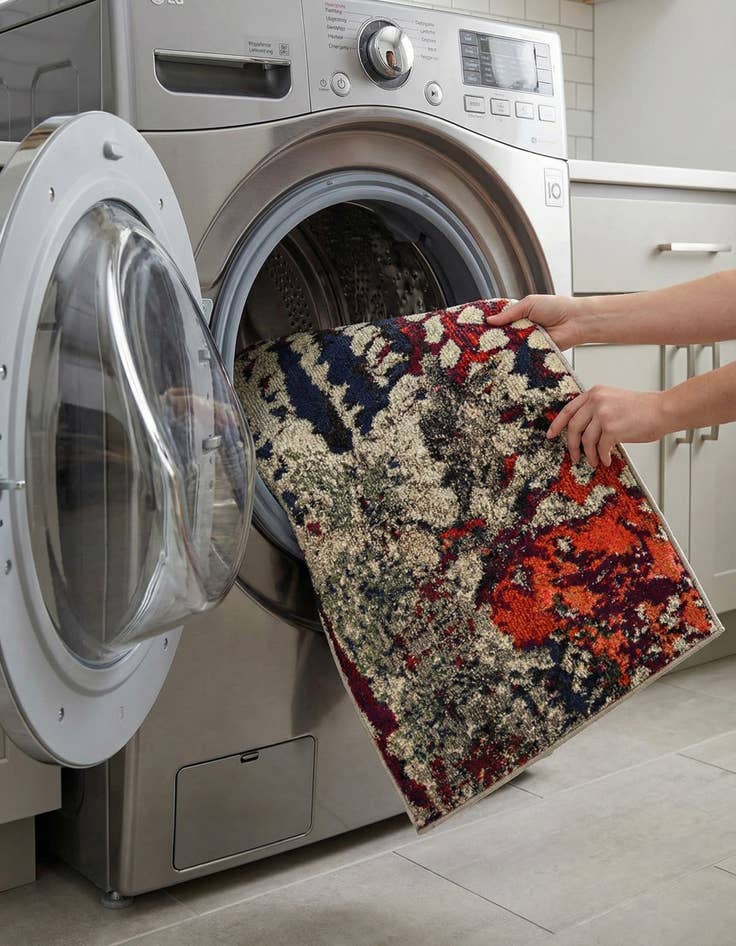 Detail image of  2' x 3'  Washable Haerfest Rug