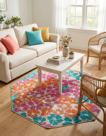 Azalea Octagon Rug