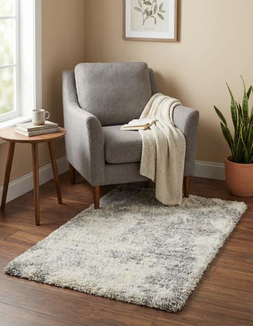 Khaki Soft Touch Shag Rug