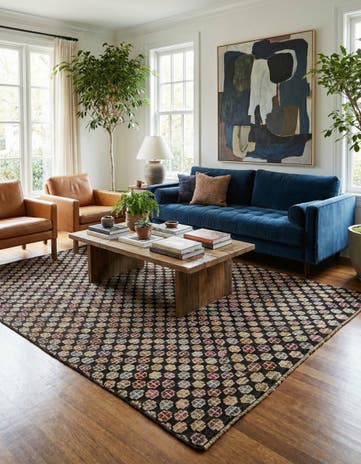 5' 3 x 8' 10 Hand Knotted Darya Wool Rug