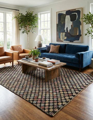 5' 3 x 8' 10 Hand Knotted Darya Wool Rug