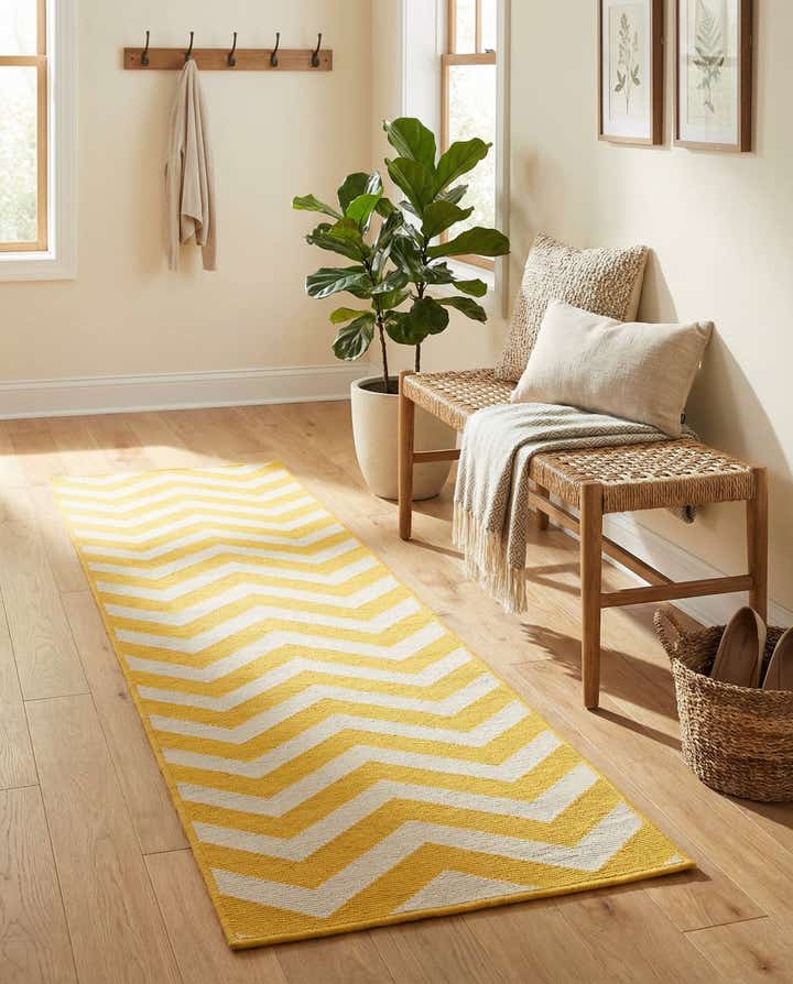 2' x 6' Easy-Clean Coastal Indoor / Outdoor Runner Rug