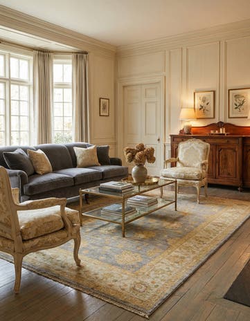 5' 9 x 7' 10 Kaizar Wool Rug