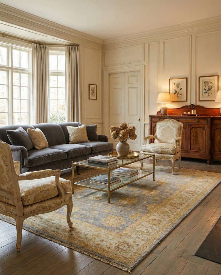 5' 9 x 7' 10 Kaizar Wool Rug