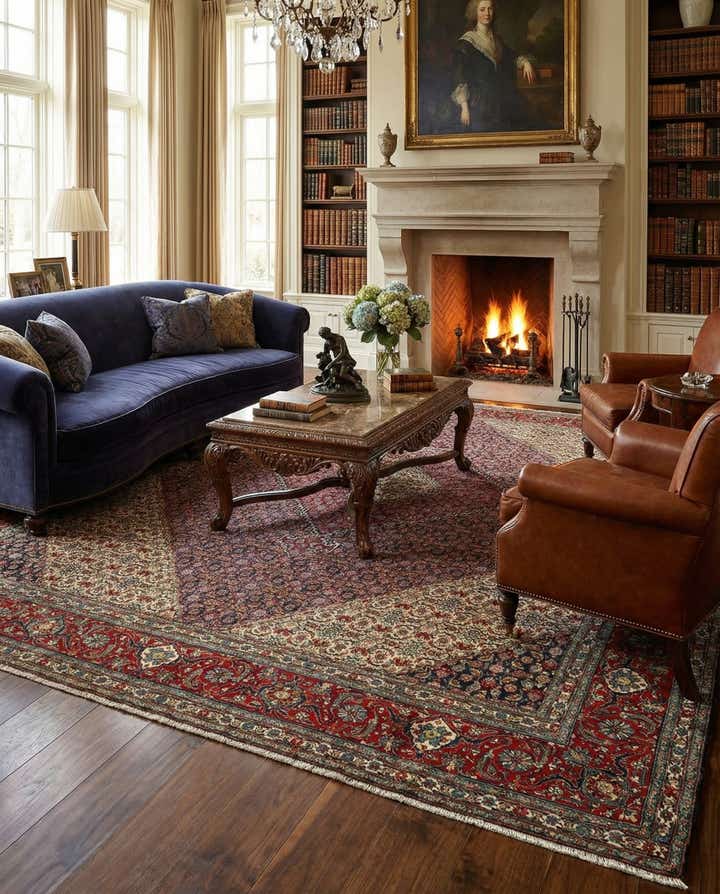 10' 1 x 12' 11 Tabriz Mahi Rug