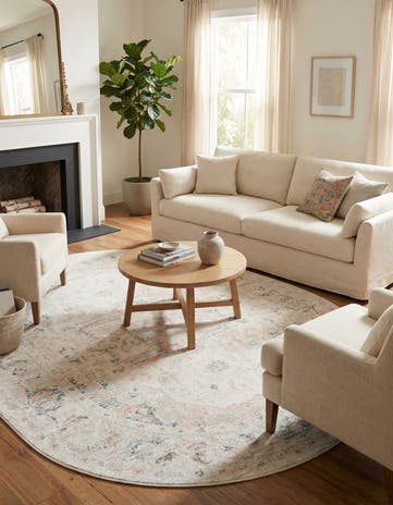 6' x 9' Madeline Vintage Oval Rug