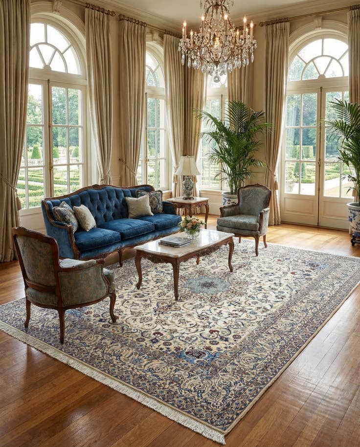 Detail image of 9' 10 x 13' 5 Nain Rug