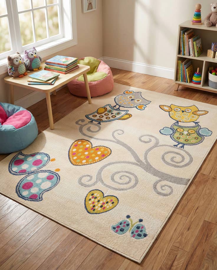 Detail image of 5' 3 x 7' 7 Easy-Clean Indoor / Outdoor Rug
