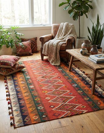 4' 9 x 7' Jajim Rug