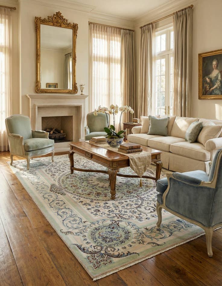 Detail image of 6' 10 x 11' 3 Kashmar Rug