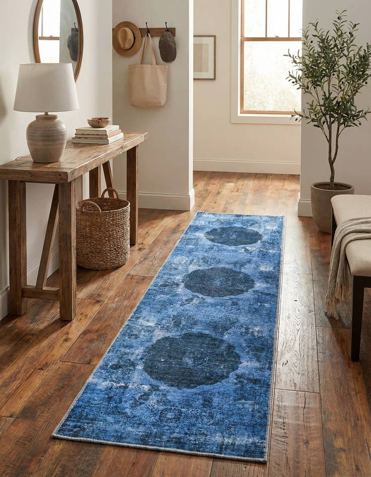 Detail image of  2' x 8'  Washable Yara Runner Rug