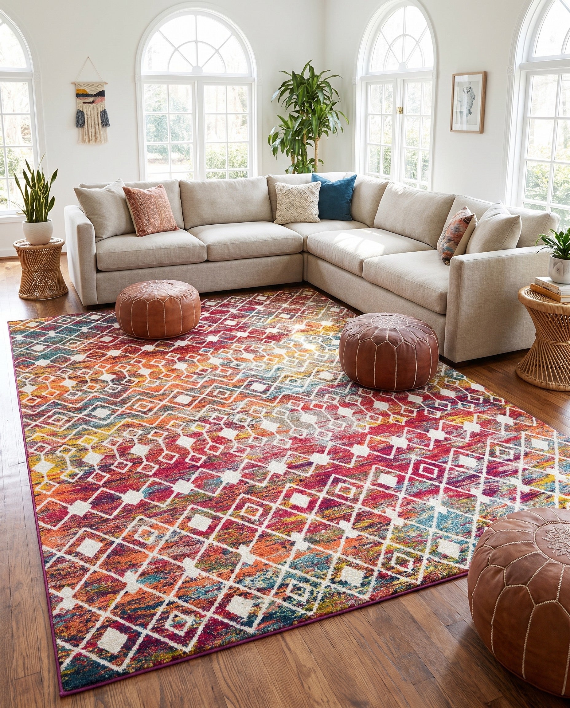 10' 8 x 14' Moroccan Trellis Rug