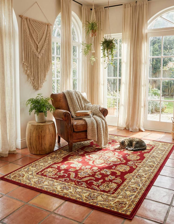 Detail image of  6' 1 x 9' Aditi Rug