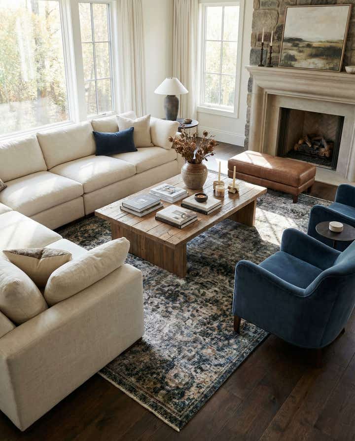 6' 10 x 11' Hand Knotted Ultra Vintage Persian Wool Rug