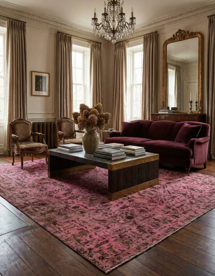 Detail image of 5' 7 x 9' 8 Vintage Royal Wool Rug