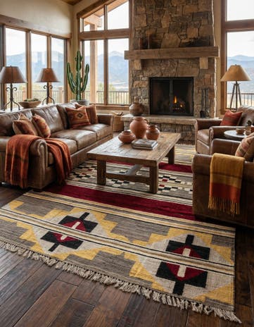 8' 8 x 12' 4 Hand Knotted Oushak Wool Rug
