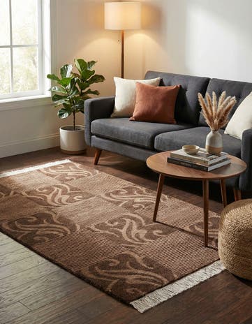 2' 7 x 5' Hand Knotted Darya Wool Rug
