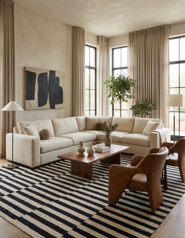 8' 2 x 11' 2 Hand Woven Kilim Modern Wool Rug