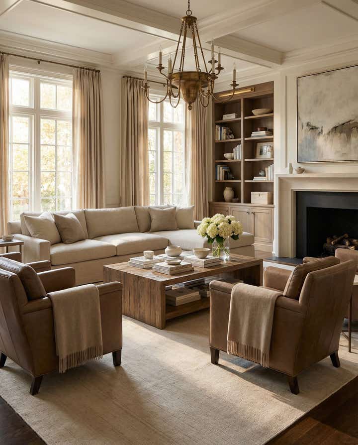 13' x 13' 11 Hand Woven Jill Zarin English Manor Wool Rug