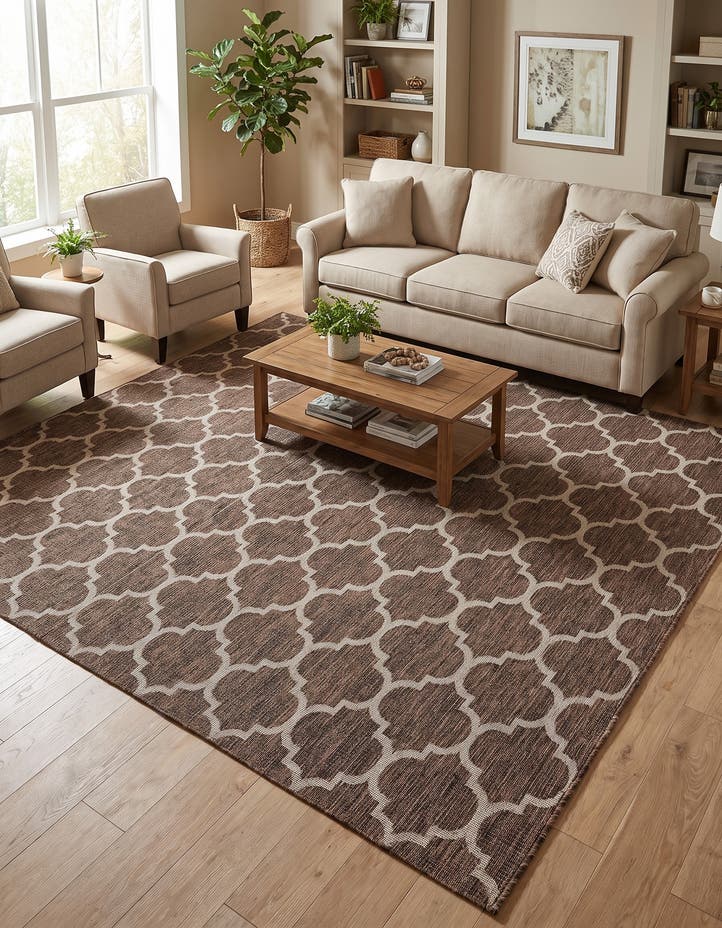 10' 8 x 10' 8 Easy-Clean Lattice Indoor / Outdoo...