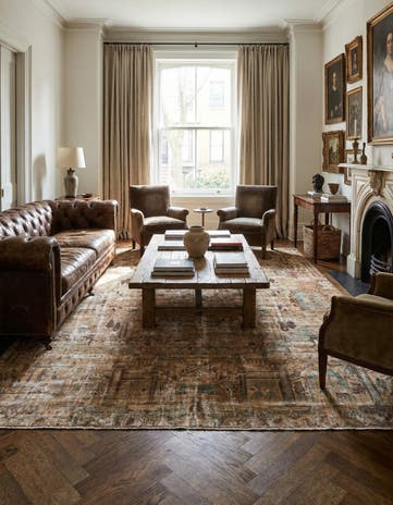 9' 4 x 12' Hand Knotted Ultra Vintage Persian Wool Rug