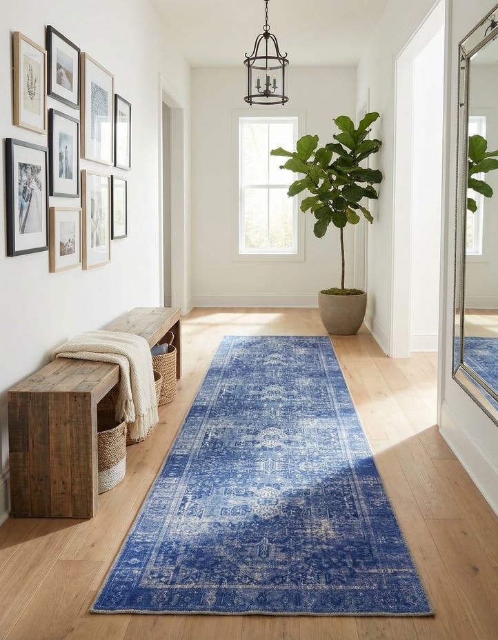 2' 6 x 12' Washable Timeless Runner Rug