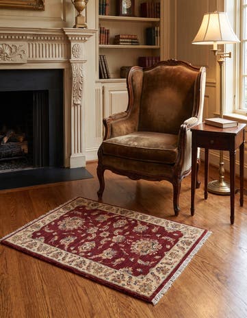 3' 1 x 4' 9 Hand Knotted Ziegler Rug