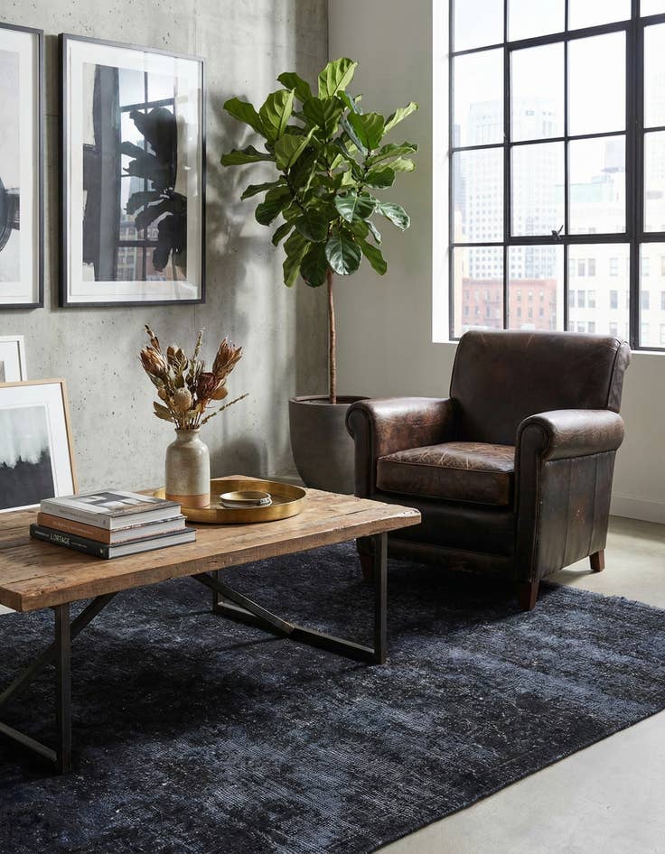 Detail image of 3' 5 x 5' 9  Hand Knotted Ultra Vintage Persian Wool Rug