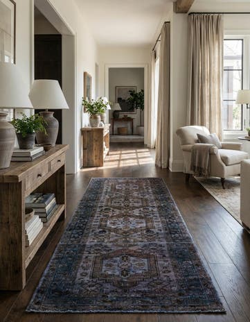 3' 6 x 8' 10 Hand Knotted Ultra Vintage Persian Wool Runner Rug