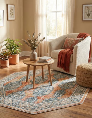 4' x 4' Lola Octagon Rug