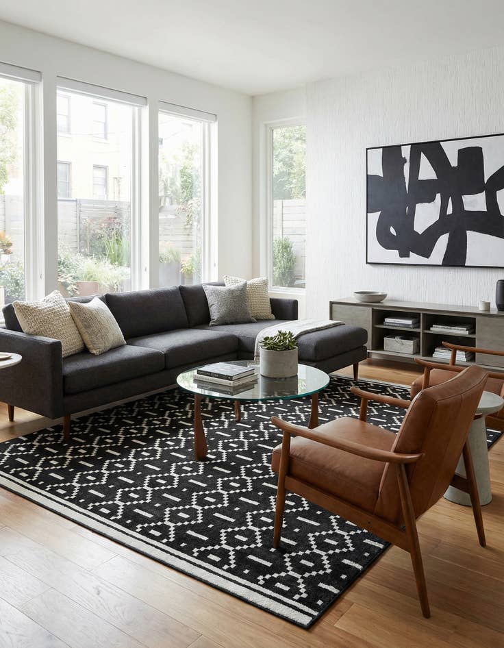 Detail image of 10' x 10' Oslo Square Rug