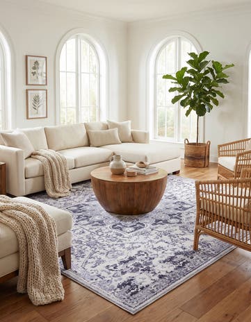 7' 10 x 7' 10 Washable Francesca Square Rug