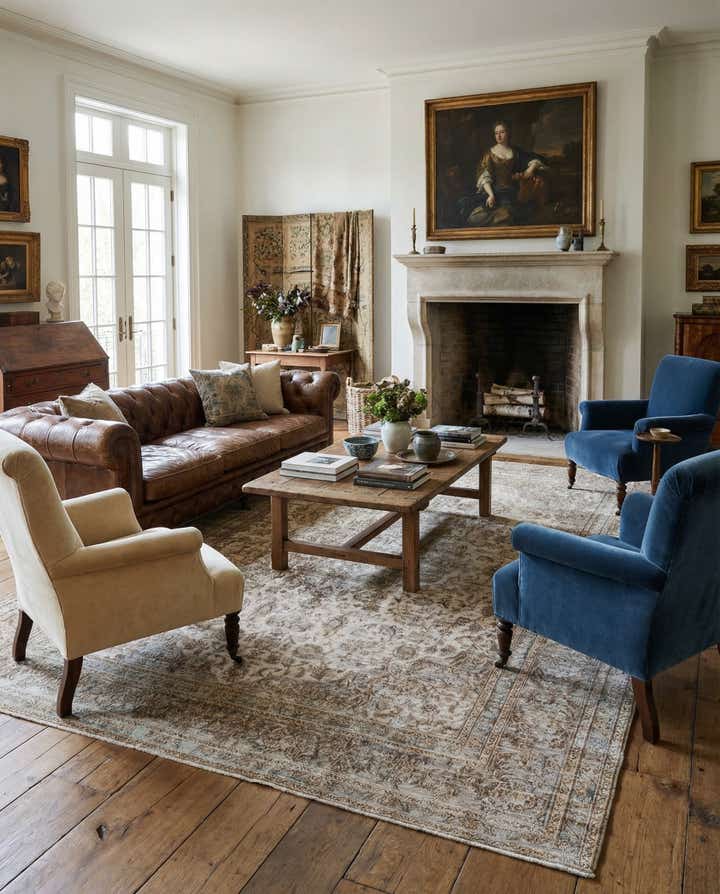 9' 5 x 12' 4 Hand Knotted Ultra Vintage Persian Wool Rug