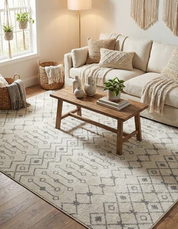 6' x 9' Moroccan Trellis Rug