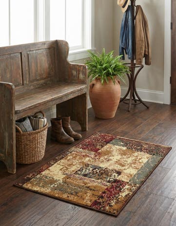 Beige Cafe Rug