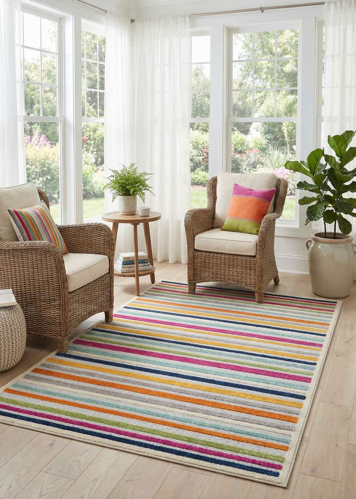 4' x 6' Easy-Clean Aruba Indoor / Outdoor Rug