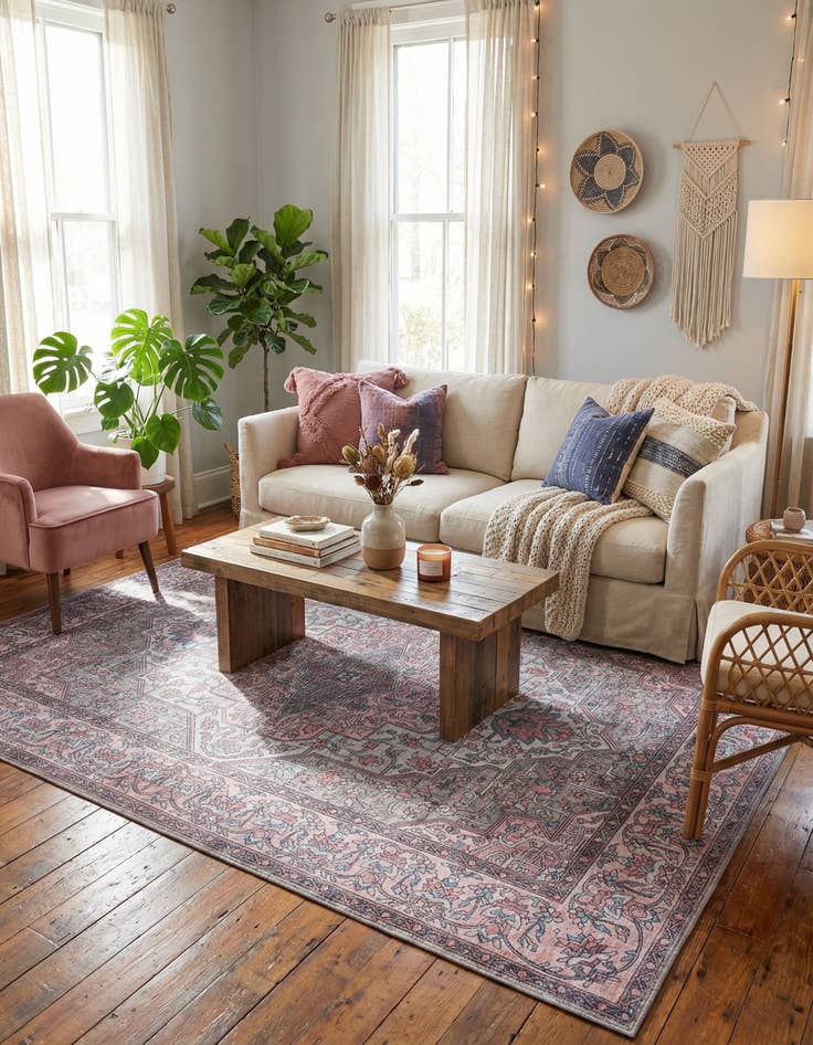 Detail image of  10' 6 x 13'  Washable Mangata Rug