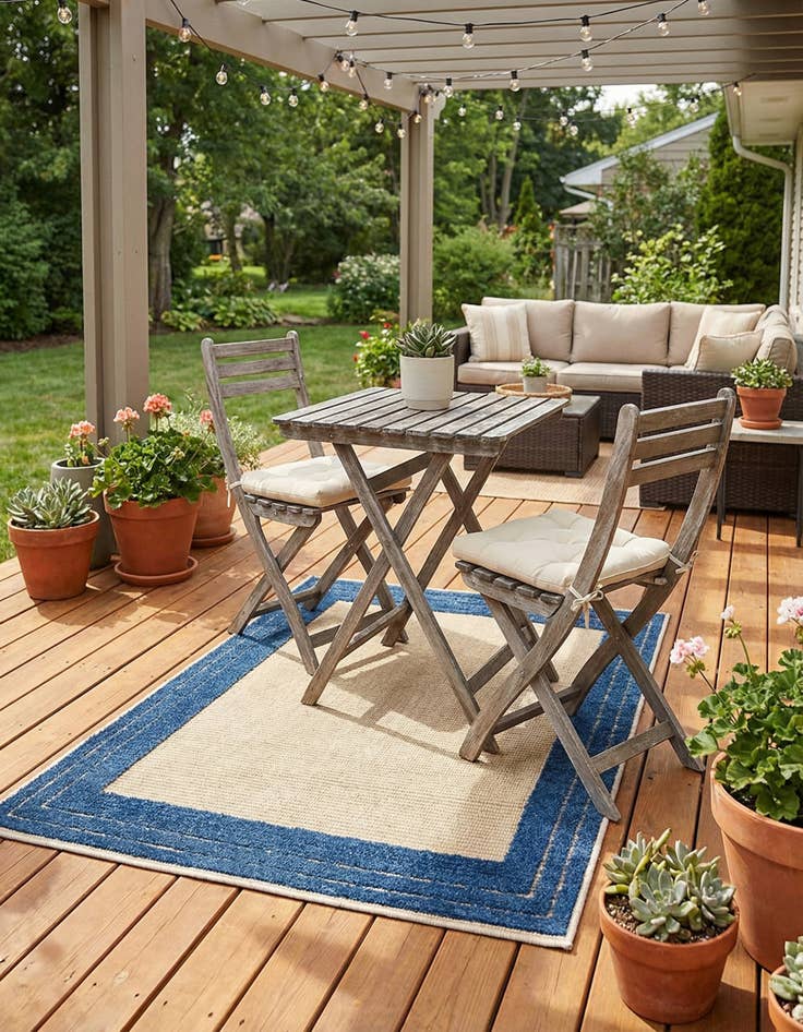 Detail image of 2' x 3'  Washable Aruba Indoor / Outdoor Rug