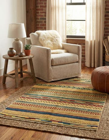 2' 9 x 4' Hand Knotted Modern Ziegler Rug