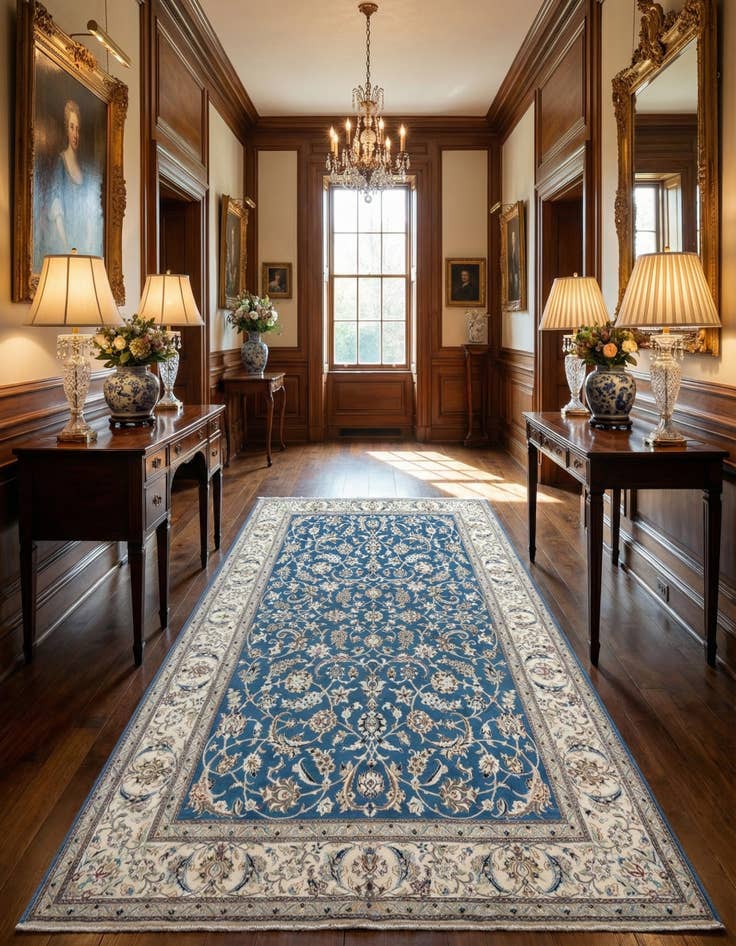 Detail image of 6' 6 x 10' Nain Runner Rug