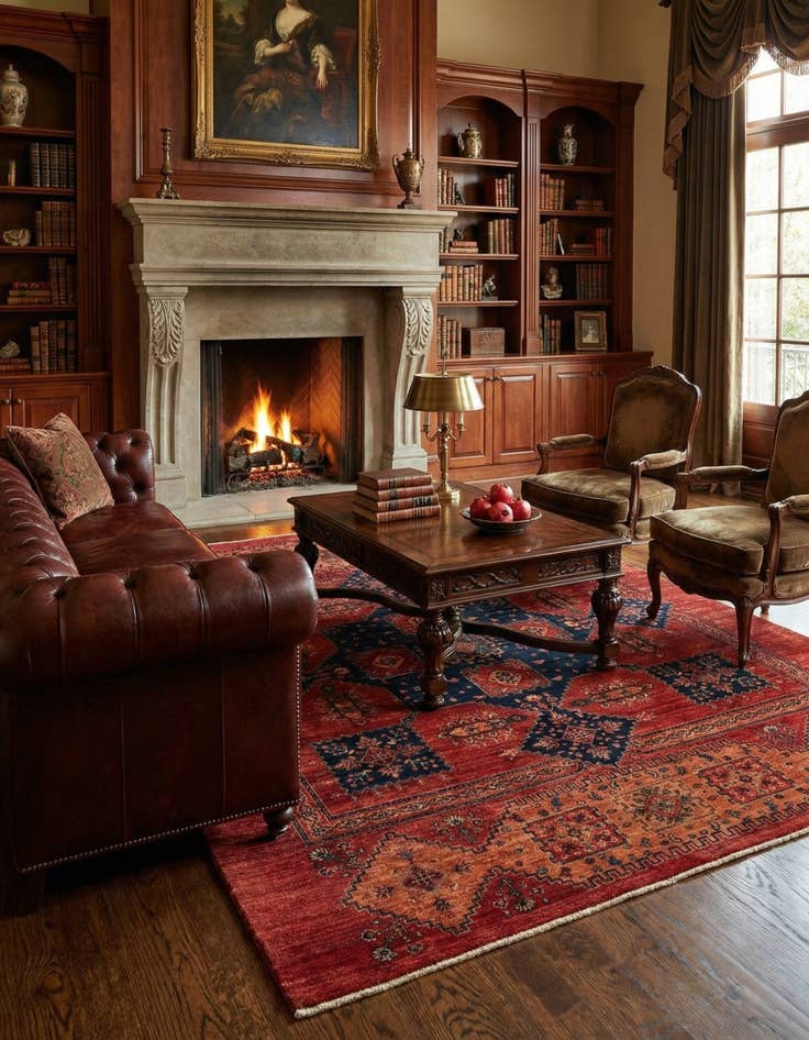 Detail image of 6' 8 x 8' 5 Kashkuli Rug