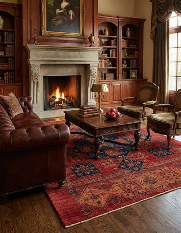 6' 8 x 8' 5 Kashkuli Rug