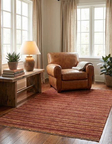 4' x 6' Hand Knotted Modern Ziegler Rug