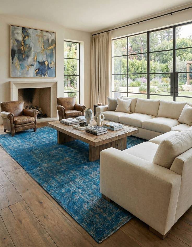 Detail image of  8' 9 x 12' 4  Hand Knotted Ultra Vintage Persian Wool Rug