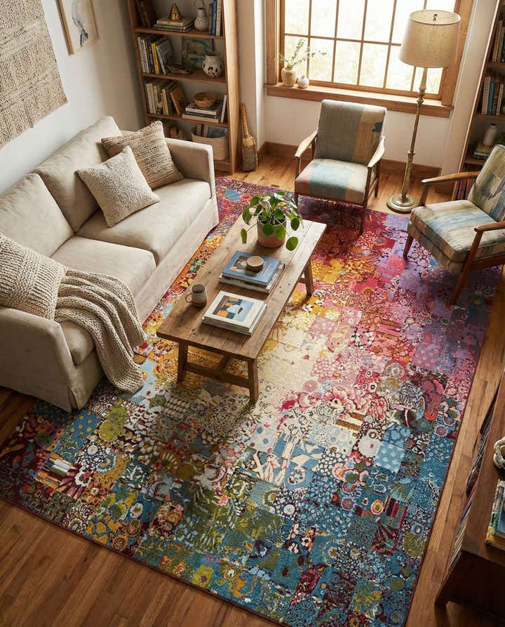 8' x 10' Easy-Clean Modern Indoor / Outdoor Rug