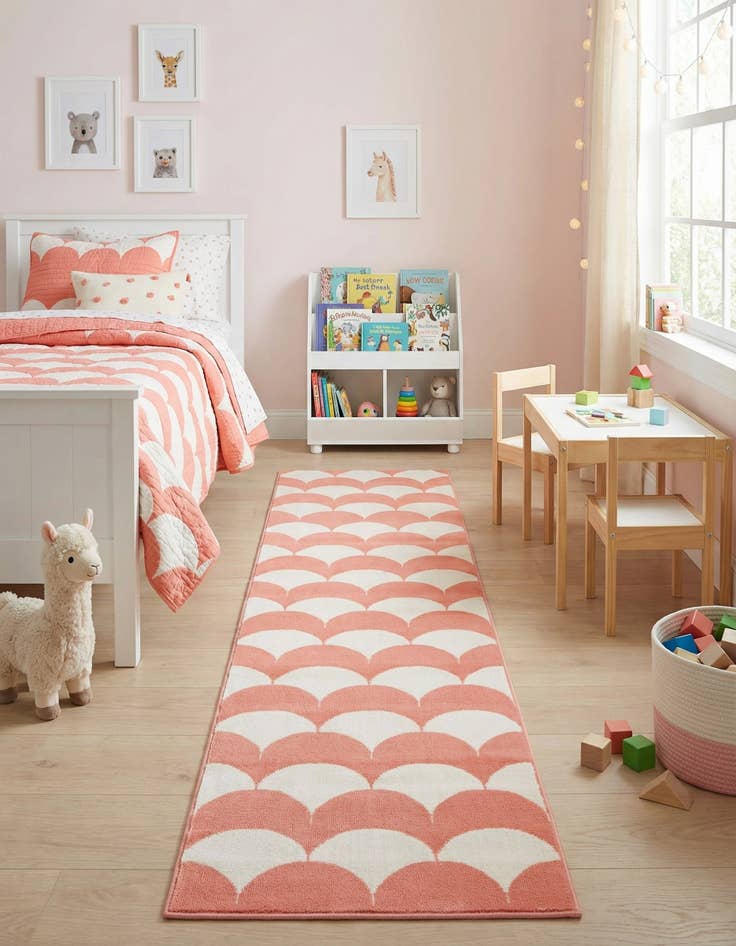 Detail image of 2' x 8' Whimsy Kids Runner Rug